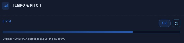 Tempo detection to analyze the structure of a song