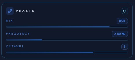 Efekt phaser dla subtelnego ruchu w dźwięku